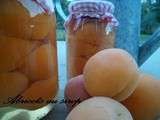 Abricots au sirop en bocal