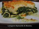 Lasagnes aux Epinards & à la Ricotta