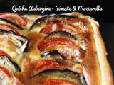 Quiche Aubergine - Tomate & Mozzarella