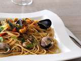 Spaghetti Vongola & Moules {Foodista #15}