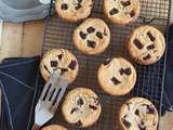 S cookies au beurre de cacahuète et pépites de chocolat de Julie Andrieu (challenge cookies #9)