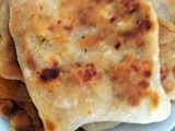 Parathas farcis au poulet