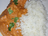 Poulet Tikka Masala accompagner d'un riz basmati