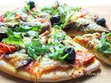 Pizza aux légumes marinés