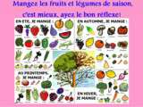 Adoptez le réflexe fruits et légumes de saison