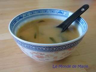 Recettes de soupe miso et d'oeuf