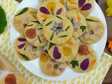 Crackers aux fleurs - sésame, cumin et origan