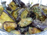 Aubergines rôties aux anchois et à l'origan