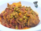 Cari de porc aux petits pois