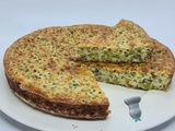 Clafoutis de petits pois à la menthe