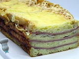 Croque cake cordon bleu