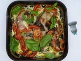Cuisses de lapin à la crème de basilic