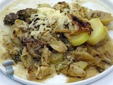 Gratin pommes de terre, boeuf et chou