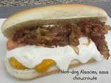 Hot-dog Alsacien, sans choucroute