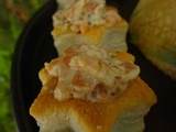 Mini bouchées à la truite fumée