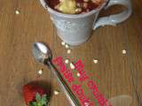 Mug crumble fraise double choc