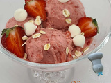 Nice cream aux fraises