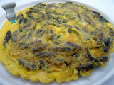 Omelette aux inflorescences de plantain