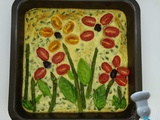 Quiche sans pâte aux asperges