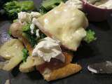 Raclette au haddock et aux brocolis