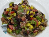 Salade mexicaine aux haricots noirs et au maïs