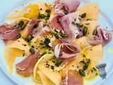 Salade passion, melon, jambon