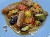 Saucisses de taureau à la Provençale