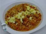 Soupe turque au riz, lentilles et poivron