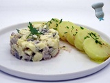 Tartare de harengs aux 2 pommes
