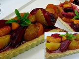 Tarte amandine aux fruits d'été