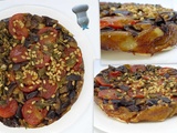 Tatin d'aubergines au romarin et basilic