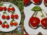 Toasts aux tomates cerise
