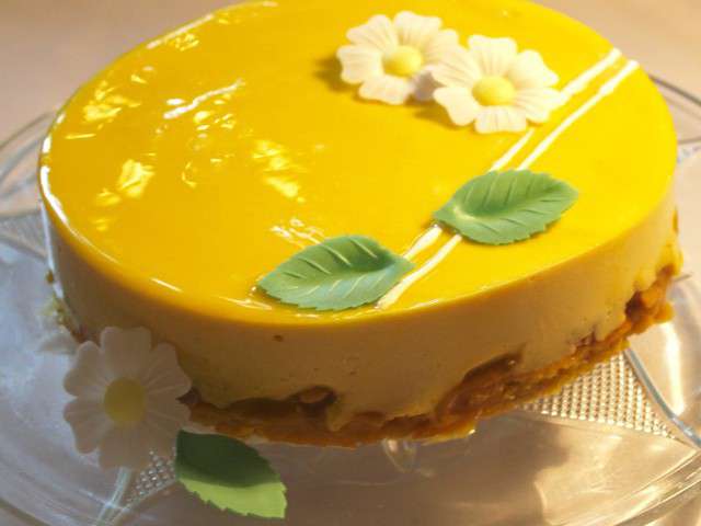 entremets individuel en forme de coeur - cuisine de Fadila