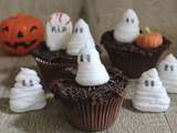 Muffins d’Halloween et leur meringue fantôme