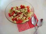 Salade fraicheur au concombre et tomates
