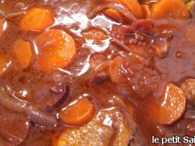 Recettes de Vin rouge et Poulet