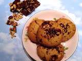 Cookies aux cacahuètes pralinées (beurre de cacahuètes inside….)