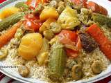 Couscous Belboula aux légumes