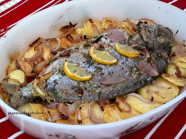 Filet De Poisson Au Four Avec Pommes De Terre Recettes de Pomme de terre et Poisson - 2