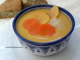 Soupe de navets aux carottes