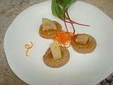 Toast Spéculoos au Foie gras et Confiture d'Orange