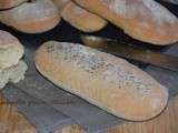 Ciabattas pains Italiens