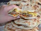 Pains chapatis Tunisien farcis