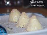 Rochers noix de coco sans cuisson gâteaux algérien