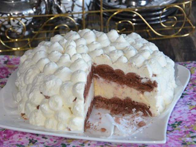 vacherin vanille chocolat