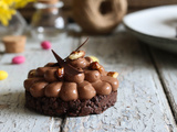 Tarte chocolat caramel et noix de Nina Métayer pour Pâques