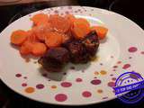 Filet Mignon accompagné de carottes en rondelles
