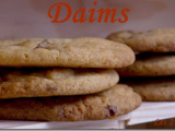 Cookies vanille daims