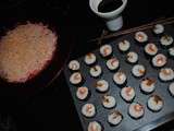 Apéro japonisant : makis oeufs de saumon & oignons jeunes et vermicelle frites au piment d'espelette