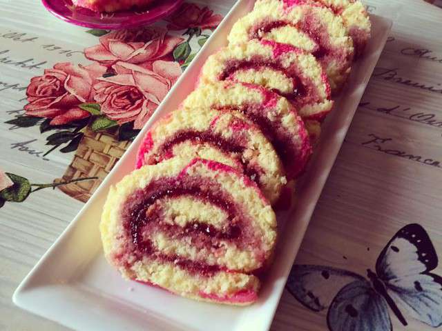 Recettes de Gâteau Roulé et Confiture de fraise